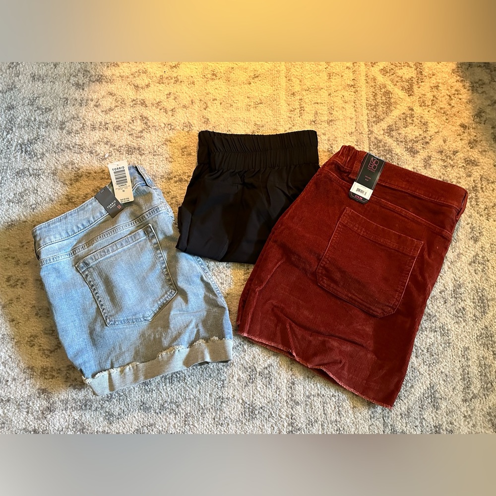 Brand New Shorts and Skirt